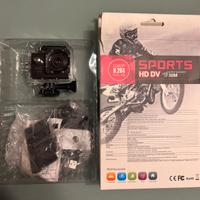 Videocamera waterproof sport action Full HD