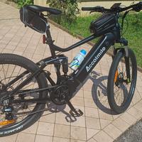 E-Bike, e-mtb bi-ammortizzata, batteria 624 Watt