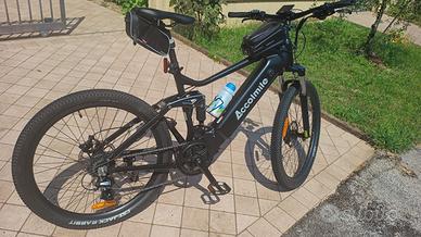 E-Bike, e-mtb bi-ammortizzata, batteria 624 Watt