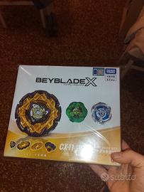 Beyblade X CX-11 Emperor Might Deck Set Nuovo