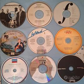 mix 9 CD musicali originali con raccoglitore