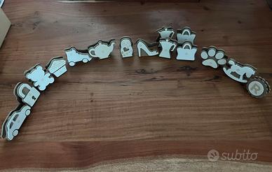 Magneti o segnaposti Rosato