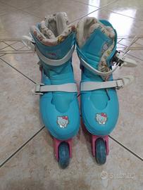 Pattini/rollers bambina "Hello Kitty" regolabili 