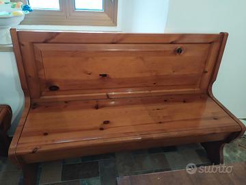 panche di legno 