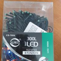 luci natale 300 led + trasformatore 2pin 31v 3.6w