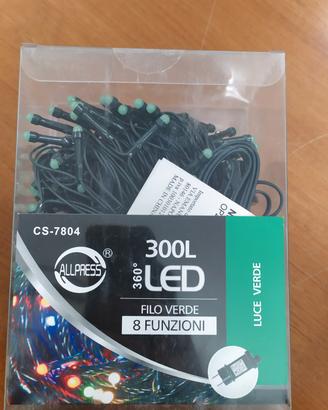 luci natale 300 led + trasformatore 2pin 31v 3.6w
