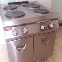 cucina elettrica professionale 4 piastre 