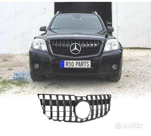 GRIGLIA MERCEDES GLK X204 08-12 LOOK AMG NERO LUCI