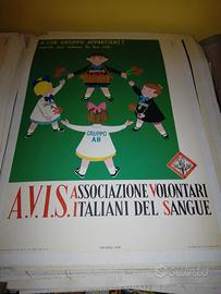 manifesto poster pubblicitario avis illustr.Romoli