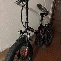 Bici elettrica argento bimax