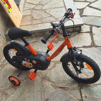 Bici Bambino B'TWIN Robot 500 14" arancio
