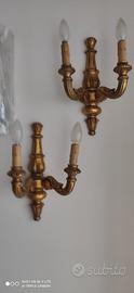 Applique antico in legno
