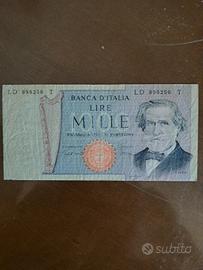 Banconota 1.000 Lire Giuseppe Verdi 