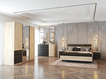 ELEGANTISSIMA E CON ARMADIO CON CASSETTI ESTERNI!