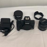 Fotocamera Canon Eos M50+ obiettivo e adattatore