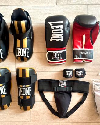 Kit Kick Boxing Leone 1947 completo - Taglia M