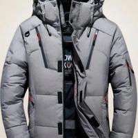 Giubbotto uomo invernale grigio