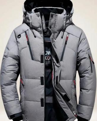 Giubbotto uomo invernale grigio