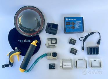 HERO 4 Silver e Telesin + accessori