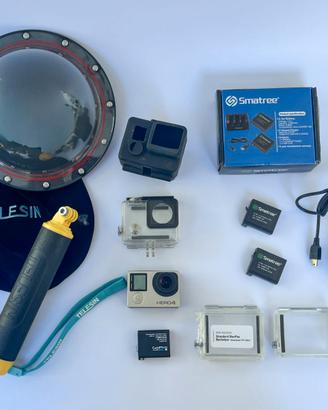 HERO 4 Silver e Telesin + accessori