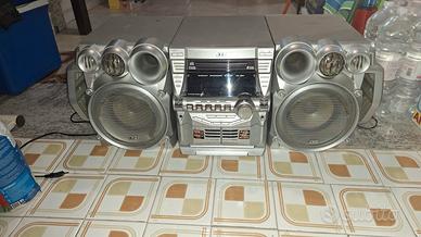 stereo jvc + casse  JVC  Sony e Amstrad