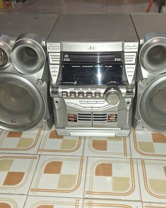stereo jvc + casse  JVC  Sony e Amstrad