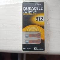 Batterie per apparecchi acustici Duracell 312