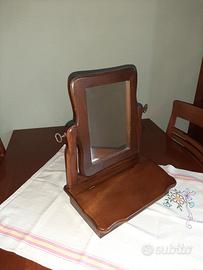 Specchiera da toeletta in legno