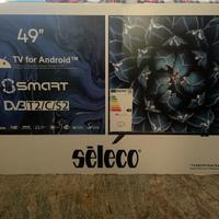 Televisore Smart tv 49” Seleco