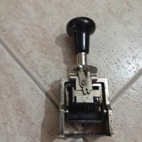 Timbro Numeratore Vintage 
