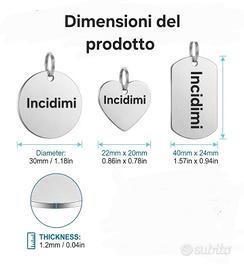 portachiavi/ ciondolo da personalizzare 