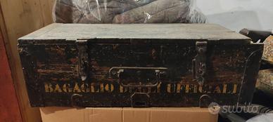 Bauletto in legno Bagaglio dell' ufficiale