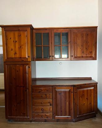 Cucina componibile in legno - solo mobilia