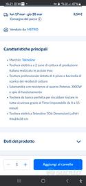 Tostiera doppia in acciaio inox