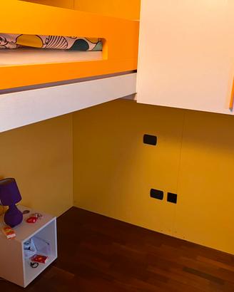 Struttura letto armadio Crivelnova