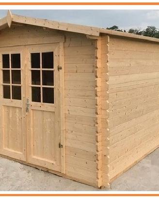 Casetta legno gazebo Smeraldo 3x3 34 mm con guaina