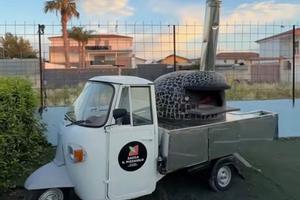Ape pizza acciaio inox