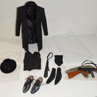 Set 1/6 Vestiti outfit gangster killer