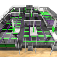 Trampoline Park su Misura per Parchi Divertimento