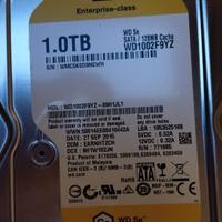 Hard Disk SATA 1Tb da 3,5" WD serie Enterprise