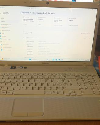 Notebook sony vaio intel 2.1ghz 4gb ram 300gb ssd