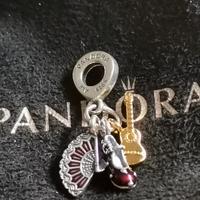 Charm pandora flamenco chitarra spagnola, scarpa