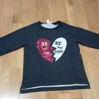 Felpa blu, marca Zeta, taglia 8 anni, 140 cm