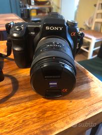 Sony Alpha 700+teleobiettivo Carl Zeiss