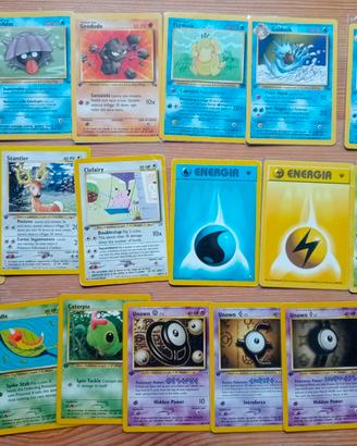 Pokemon Fossil Neo Discovery Prima Edizione 1 Ed