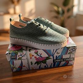 Enrico Coveri, Sneakers, 39, Pelle, Nuove