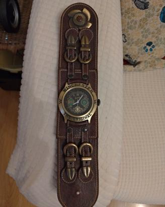 Orologio winchester uomo marrone scuro con datario