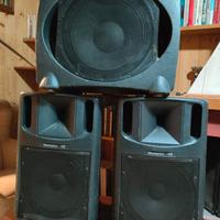 Impianto Audio Montarbo x live (voci e strumenti) 