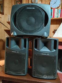 Impianto Audio Montarbo x live (voci e strumenti) 