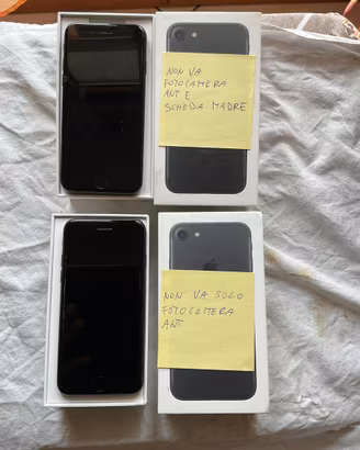 Due iPhone 7 Blak NON FUNZIONANTI